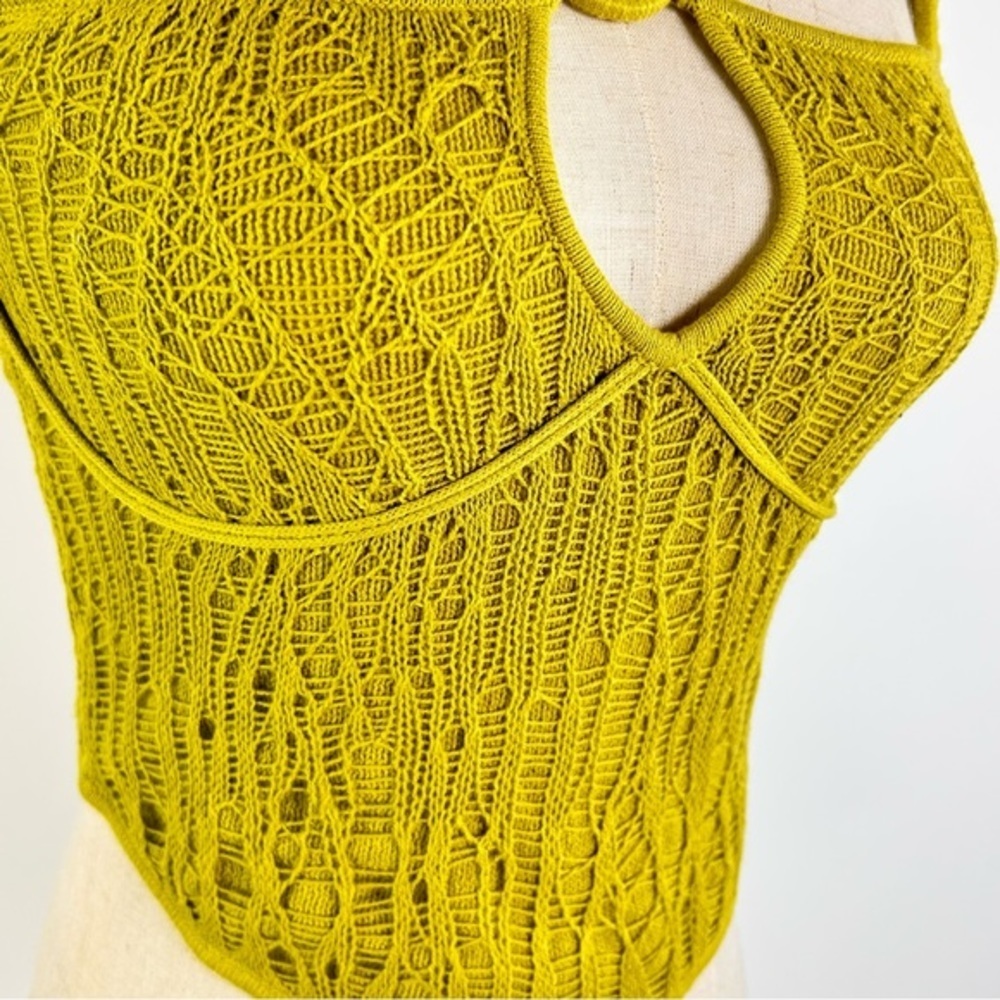 Danielle Guizio NY Sz S Multi Strap Open Knit Tank Top - Picture 5 of 7